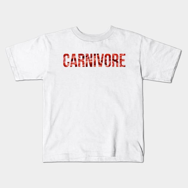 Carnivore Kids T-Shirt by Belcordi